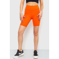 Велотреки жіночі в рубчик, колір помаранчевий, 205R113