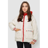 Куртка женская демисезонная с рукавом реглан, цвет молочный, 244R8023