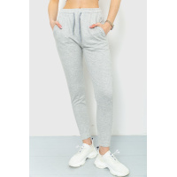 Спортивные штаны женские, цвет светло-серый, 220R019