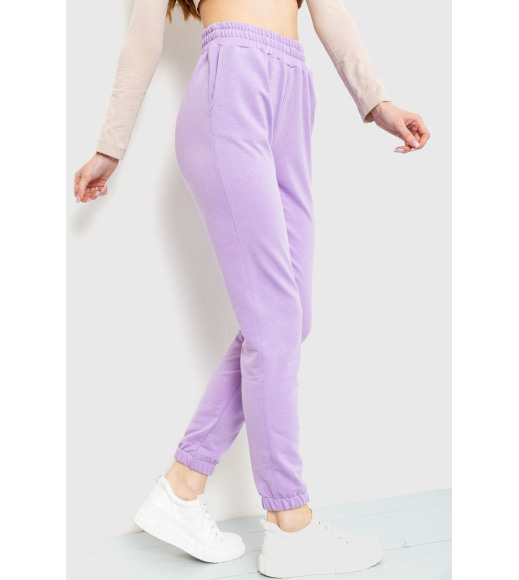 Спортивные штаны женские двухнитка, цвет сиреневый, 102R292