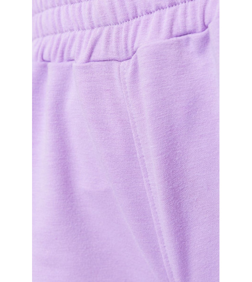 Спортивні штани жіночі двонитка, колір бузковий, 102R292