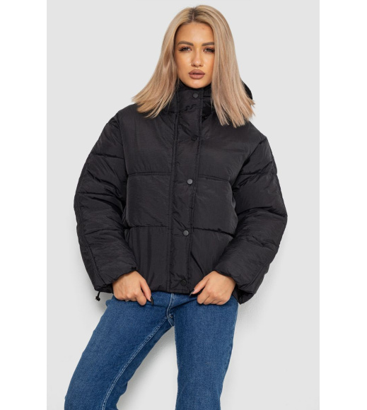 Куртка женская демисезонная, цвет черный, 244R703