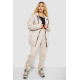 Спортивный костюм женский на флисе, цвет светло-бежевый, 102R7715