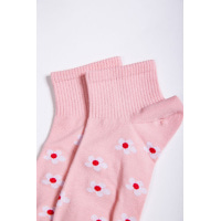 Жіночі шкарпетки персикового кольору з узором 151R2846-1