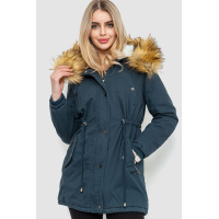 Парка женская зимняя, цвет темно-зеленый, 244R6903