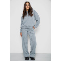 Спортивный костюм женский на флисе, цвет светло-серый, 241R2001-2