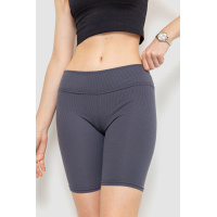 Велотреки женские в рубчик, цвет темно-серый, 232R029