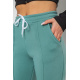 Спортивные штаны женские на флисе, цвет оливковый, 247R7555
