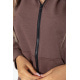 Спортивный костюм женский двухнитка с капюшоном, цвет шоколадный, 102R5186