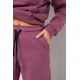 Спортивный костюм женский на флисе, цвет сливовый, 177R056