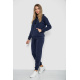 Спорт костюм женский на флисе, цвет темно-синий, 241R1530