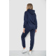 Спорт костюм женский на флисе, цвет темно-синий, 241R1530