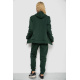 Спорт костюм женский на флисе, цвет темно-зеленый, 244R7777
