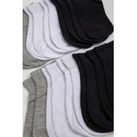Комплект жіночих шкарпеток 10 пар, колір білий;сірий;чорний;, 151RHB-047