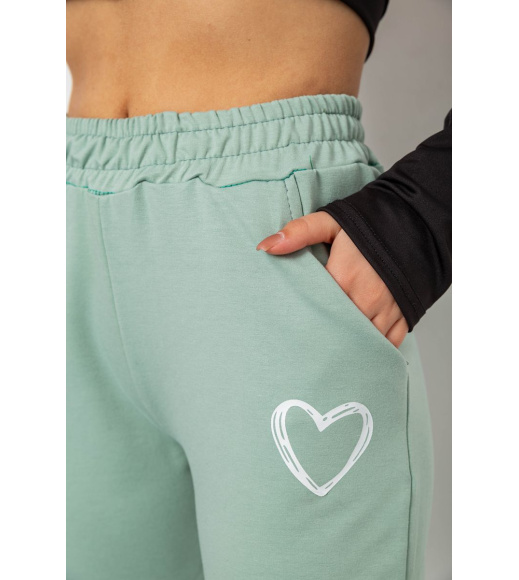 Спортивные штаны женские, цвет оливковый, 238R324