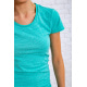Женская футболка для занятий спортом, мятная, 117R120