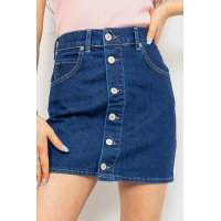 Джинсовая юбка, цвет темно-синий, 214R2996-1