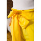 Женские шорты на резинке, с поясом, цвет Желтый, 102R305