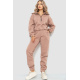 Спортивный костюм женский на флисе, цвет бежевый, 102R401