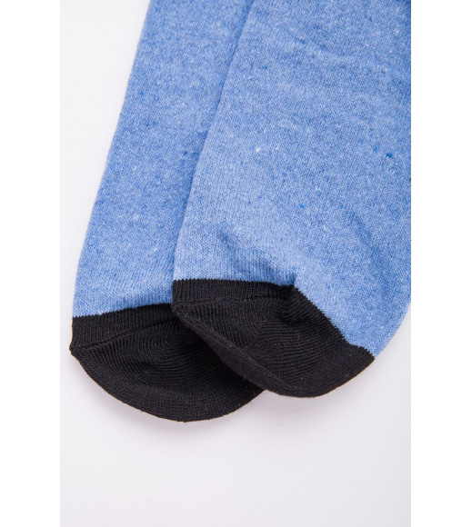 Черно-голубые женские носки, средней высоты, 131R137091