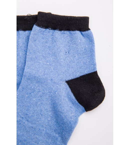 Черно-голубые женские носки, средней высоты, 131R137091
