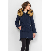 Куртка женская, цвет темно-синий, 224R19-23