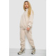 Спортивный костюм женский на флисе, цвет светло-бежевый, 102R7723