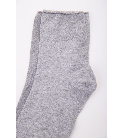 Женские носки, средней длины, светло-серого цвета, 167R366
