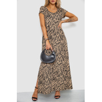 Платье жатка, цвет бежевый, 102R5262