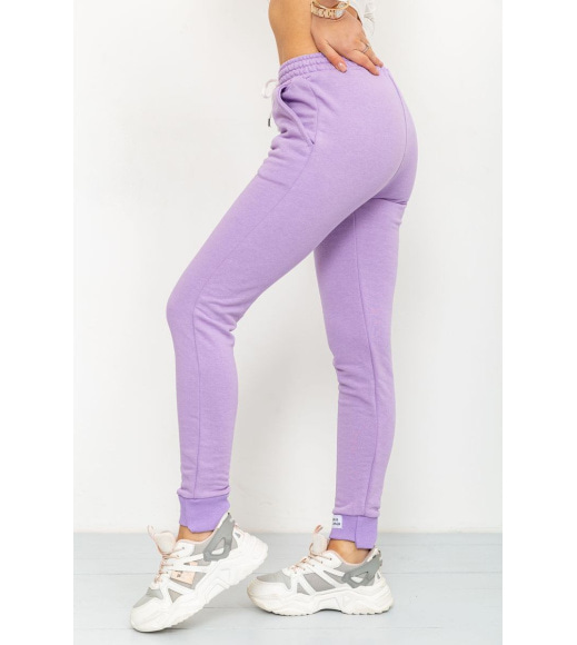 Спортивные штаны женские демисезонные, цвет сиреневый, 226R025