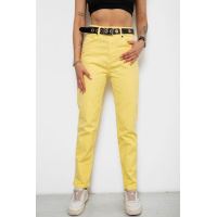 Джинсы женские, цвет желтый, 182R00308