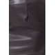 Спідниця прямого крою з екошкіри, колір темно-сливовий, 214R620