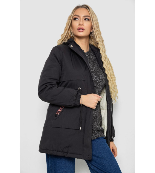 Куртка женская демисезонная, цвет черный, 243R19050