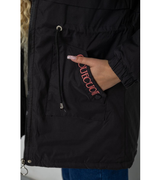 Куртка женская демисезонная, цвет черный, 243R19050