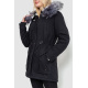 Парка женская зимняя, цвет черный, 244R805