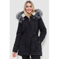 Парка женская зимняя, цвет черный, 244R805