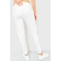 Спортивные штаны женские, цвет молочный, 220R019