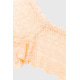 Трусы женские хипстер кружевные, цвет персиковый, 131R753