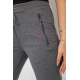 Спорт штани женские, цвет светло-серый, 244R526