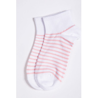 Женские носки белого цвета с узором 164R511