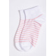 Женские носки белого цвета с узором 164R511