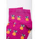 Женские носки, цвета фуксии с принтом, 167R362