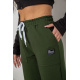 Спортивные штаны женские, цвет хаки, 247R4670-5