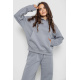 Спортивный костюм женский на флисе, цвет серый, 241R2001-2