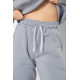 Спортивный костюм женский на флисе, цвет серый, 241R2001-2