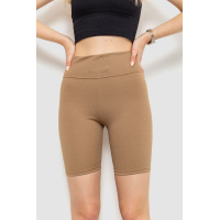 Велотреки женские в рубчик, цвет темно-бежевый, 232R029