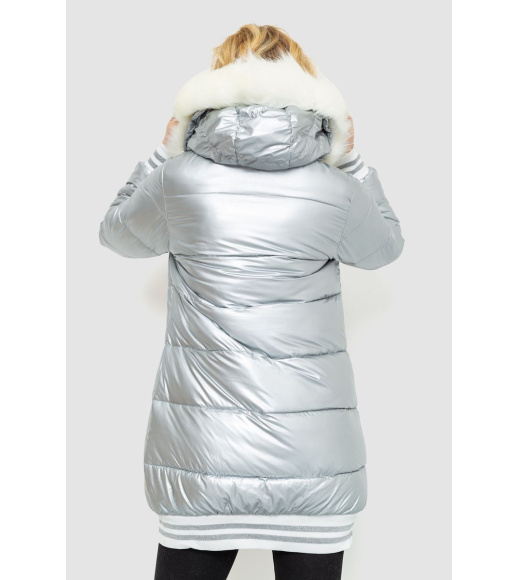Куртка женская, цвет серебристый, 235R8838