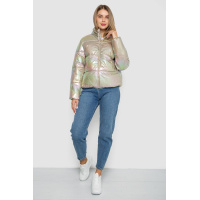 Куртка женская демисезонная плащевка, цвет бежевый, 243R2022-6