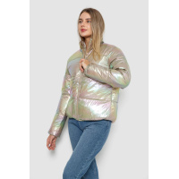 Куртка женская демисезонная плащевка, цвет бежевый, 243R2022-6