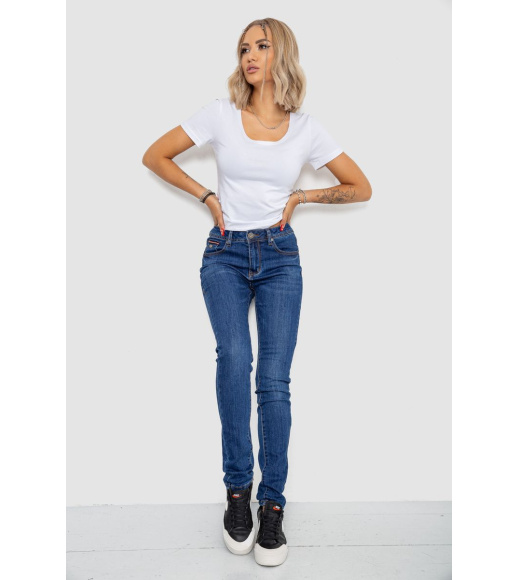 Джинсы женские, цвет синий, 250R901
